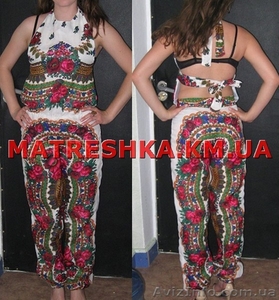 Комбинезон из платка в стиле Лурдес,  Матрешка #913055