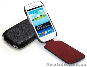 Чехол кожаный iCarer для Samsung i8190 #917177