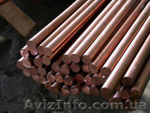 Прут,  круг из меди. #911387