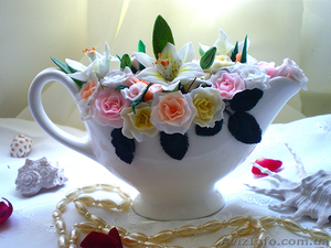 Цветы из полимерной глины #915766