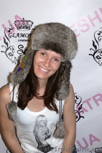 Шапка из кролика / Шапка из лисы #913736