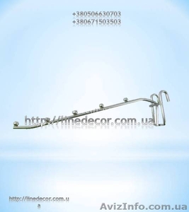 Продам торговельне обладнання,  кронштейни на решітку  #920110