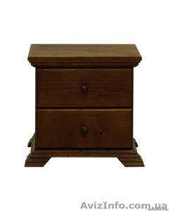 Тумба прикроватная,  дерево,  Тб- 107,  Скиф,  из массива хвойных пород деревьев #916748