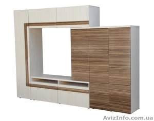 Шкаф,  Стенка Зебрано Мдф #921557