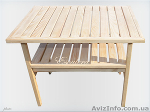 Журнальный столик деревянный #918976