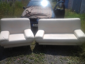 Диван и кресло,  б/у из Германии в отл. состоянии #932236