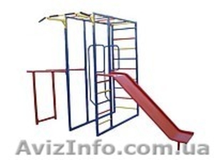 Уличный игровой комплекс с горкой  (в комплекте навесное оборудование) #926790
