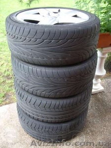 Диски 17 Audi з резиною Dunlop #929347