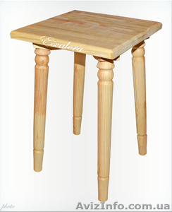 Табурет деревянный с точёнными ножками #921709