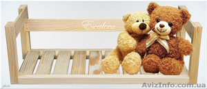 Полка для книг деревянная #922475