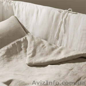 Льняные бортики в детские кроватки #928857