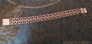 Продам золотой мужской браслет #924825