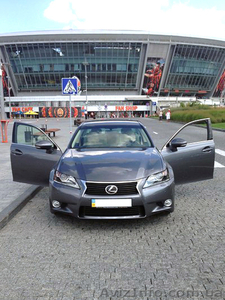 Прокат с водителем Лексус GS 250 (темно графитовый) для торжеств,  деловых поездо #930087