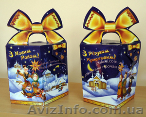 Новогодняя упаковка из картона #929519