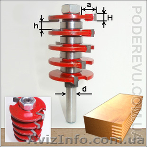 ФРЕЗЫ для сращивания,  обвязки,  конфирмат,  галтельные,  фигурные,  для станков сЧПУ #927560
