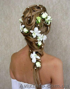 Курсы парикмахеров. Вечерние и свадебные прически. Обучение  #929167