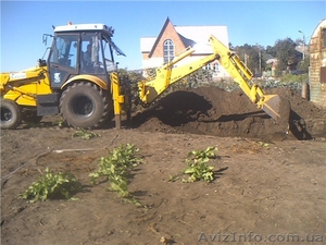 Рытье траншеи. котлованов Засыпка траншей фундамента Завоз и вывоз земли #947685