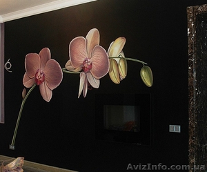 Художественная роспись стен в интерьере. Дизайн интерьеров. #949867