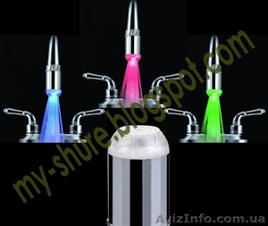 Продам цветную насадка для крана 3х цветная с турбиной AquaShow цена - 80грн #939963