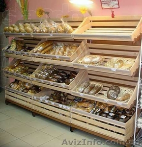 хлебный стеллаж торговый #939180