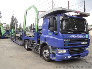 Автовоз DAF FT75CF+прицеп LOHR #946395
