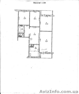 Продам 4 комн. квартиру. Балаклея,   улучшенной планировки с автономным отопление #940228
