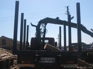 Продам Манипулятор Лонглифт КрАЗ 250 (лесовоз) #944693