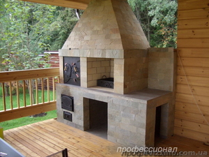 Построим БАРБЕКЮ комплек-мангал, печь, коптильня С БЕСЕДКОЙ Донецк #940801