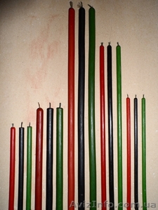 Свечи церковные цветные восковые #950699