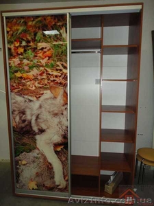 В наличии шкаф-купе Волки #951231