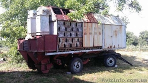 Зерносушилка СЗПЖ-8 1995г.в.,  передвижная на базе прицепа МАЗ,  #954240