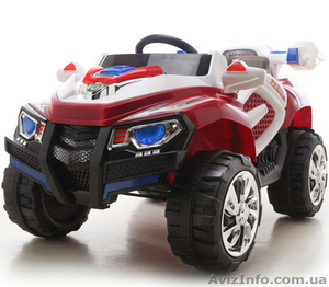 Новинка 2013! Детский электромобиль Rage Rover 1428 Красный #954357