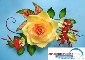 Сахарные цветы. Английская техника. Обучение с нуля. #961666