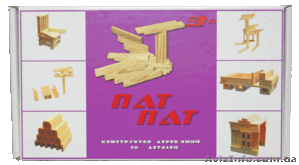 детский деревянный конструктор ПАТ-ПАТ #909684