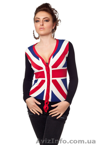 Осенние платья,  туники и джемперы оптом #967720