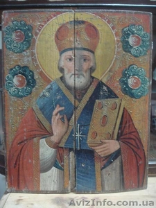 Икона Николай под реставрацию #966170