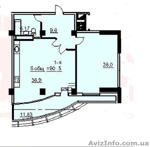Продам 2-х комн. квартиру в новом строящемся доме  #968088