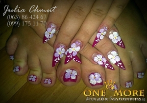 Профессиональное наращивание ногтей качественными  материалами. #957924