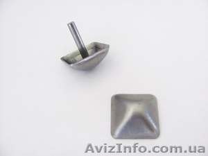 Заклепка стальная декоративная 25х25мм #960203