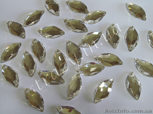 Продам пришивные стразы форма- Изогнутый листик #952444