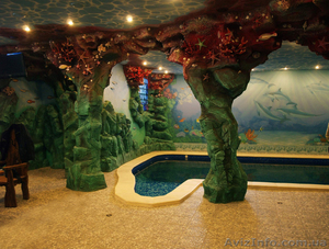 Уникальный художественный интерьер. Роспись,  скульптура,  скалы,  лепнина… #951849