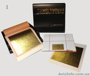 Сусальное золото трансферное 23 карата #952552