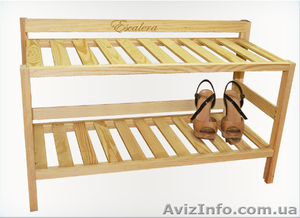 Полка для обуви деревянная #925519