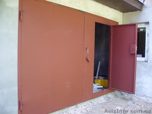 Гаражные металлические ворота #969432