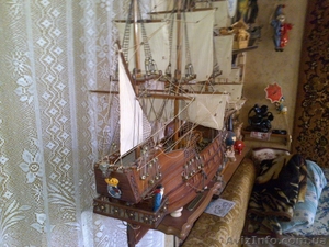 модель парусника из дерева копия парусника галеон.9600х6600мм. #983412