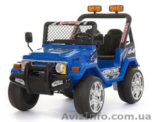 Новинка!  Детский электромобиль 618R  2-х местный внедорожник  на пульте управле #985479