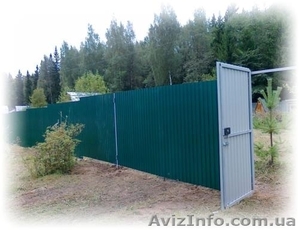 Заборы из профнастила под ключ #976706