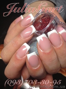 Наращивание ногтей.Акрил.Гель. Покрытие ногтей гель-лаком.Соломенский  #645525