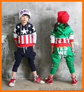 Детские костюмы,  для детей,  украшен принтом #975672