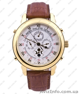 Прекрасные часы Patek Philippe Sky Moon Gold #974109